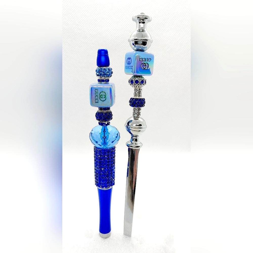 ONE OF A KIND BEADED LETTER OPENER & MATCHING PEN NWT